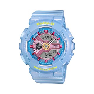 นาฬิกา Casio Baby-G Girls Generation Sweet Candy Pastel series รุ่น BA-110CA-2A (ฟ้าพาสเทล) ของแท้ รับประกัน1ปี