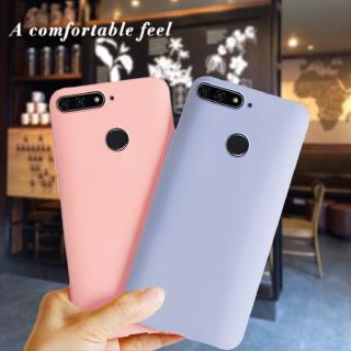 เคสโทรศัพท์มือถือซิลิโคนนิ่ม สีลูกกวาด สำหรับ huawei y 6 2018/y6 prime 2018/honor 7a/honor7a