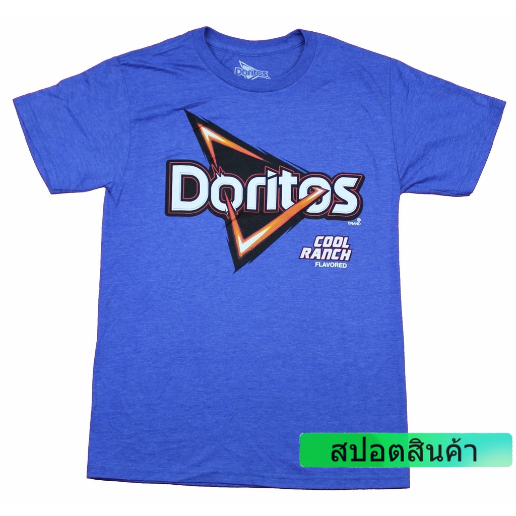 เสื้อยืด ผ้าฝ้าย 100% พิมพ์ลาย Doritos Ranchs Chip Bag สําหรับผู้ชาย