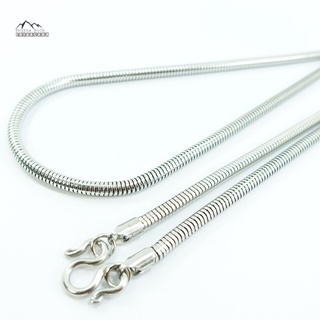 T18 ลายถักเกล็ดงู ขนาด 4 มม. สร้อยคอสแตนเลส สร้อยพระ สร้อยสแตนเลส สร้อยสแตนเลสแท้