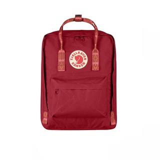 FJALLRAVEN KANKEN MINI /DEEP RED-FOLK PATTERN