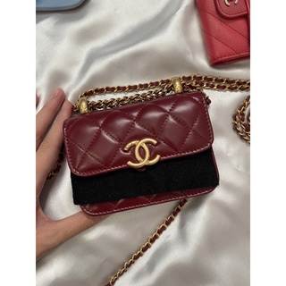 Newww chanel flap bag mini adjustable HL31 รุ่นนี้สามารถรูดปรับสายได้น้าค้า