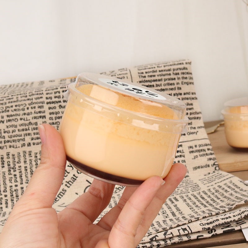 [🚛ส่งไว ส่งทุกวัน💨] ถ้วยพุดดิ้งเข้าเตาอบได้ ถ้วยชีทเค้กเข้าอบได้ ทนความร้อนสูง พร้อมฝา แพ็คละ 10 ชุด (A-1) - รูปที่ 2