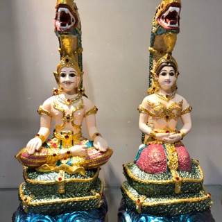 นาคี นาคา งานเรซิ่น (ราคาต่อองค์) - สูง 38 ซม.