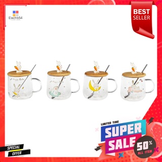 แก้วหู 450 มล. KECH RABBIT 4ชิ้น/ชุดMUG 450ML KECH RABBIT 4PCS/SET