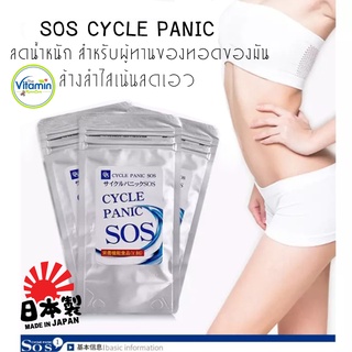 SOS Cycle Panic ลดน้ำหนัก สำหรับผู้ทานของทอดของมันล้างลำไส้ ของแท้จากญี่ปุ่น