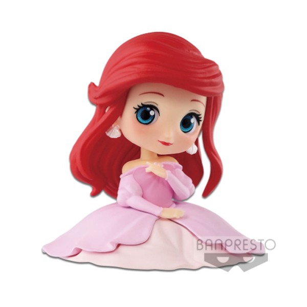 Qposket Ariel เงือกน้อย แอเรียล Petit ฟิกเกอร์ ตุ๊กตา โมเดล เจ้าหญิงดิสนีย์ ของแท้จากญี่ปุ่น Disney สูง 4 ซม Banpresto