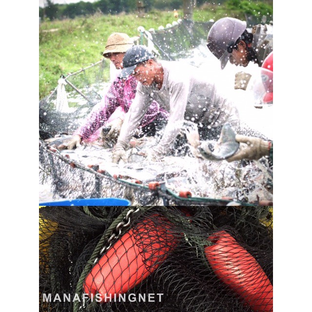 อวนลาก จับปลา กุ้ง ในบ่อเลี้ยง 🅰️ สำเร็จพร้อมใช้ลากจับปลา จับกุ้ง #อวนลาก พร้อมเชือก ทุ่นลอยใหญ่ ตัวถ่วงล่าง