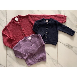 (P52)  Brandname Italy  เสื้อไหมพรม 15,18 เดือน 2,6,7,8 ขวบ  cardigan คอกลมกระดุมหน้า