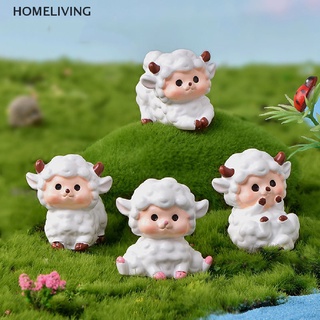 Home ตุ๊กตาฟิกเกอร์ รูปปั้นแกะ ขนาดเล็ก สําหรับตกแต่งบ้าน