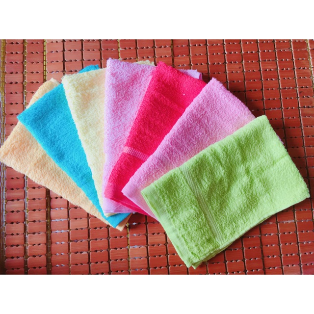 Combo ผ้าเช็ดตัว Macio 7 สี - 28cm x 42cm - Rich