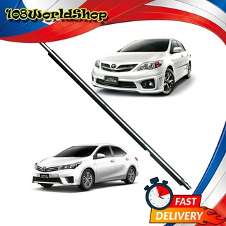 ยางรีดน้ำนอก หลัง-ขวา สี Chrome Corolla Toyota 4 ประตู ปี2008 - 2014