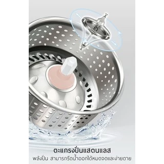 Spin Mop ✅ชุดถังปั่น ถังปั่นไม้ถูพื้นหัวสแตนเลส ไม้ถูพื้น ถังปั่นไม้ม๊อบ ม็อบถูพื้น