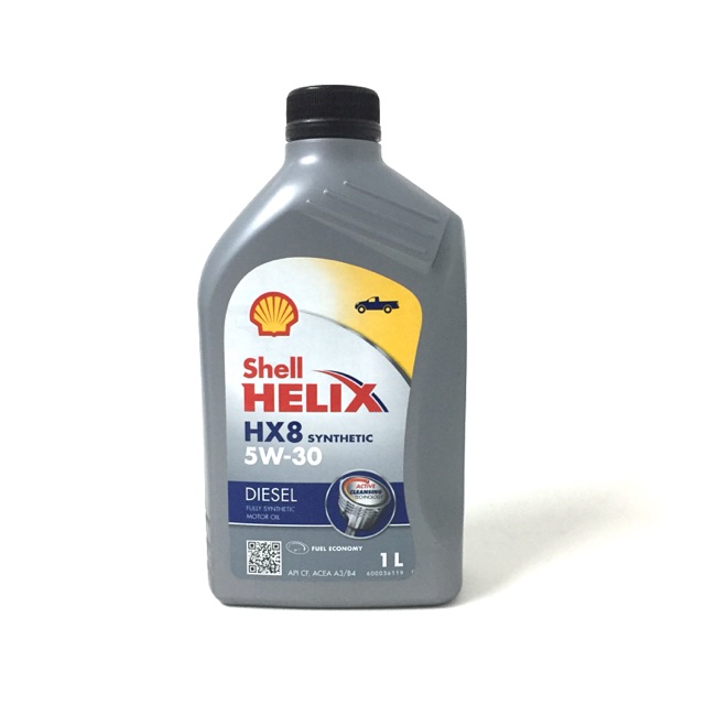 น้ำมันเครื่อง shell Helix HX8 5W-30 ดีเซล ขนาด 1 ลิตร