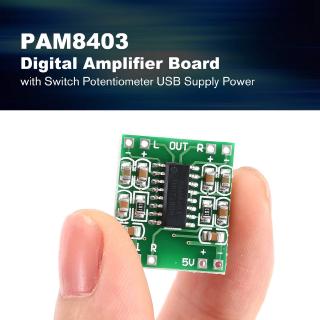 (427) pam 8403 mini แผ่นบอร์ดโมดูลขยายเสียงดิจิตอล 5 v สวิตช์มิเตอร์ usb