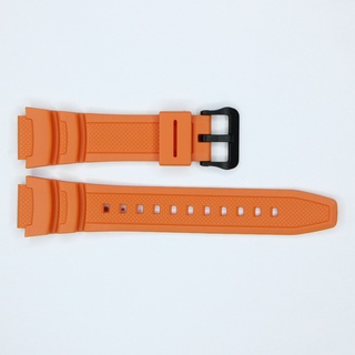 🎁Casio Standard สาย รุ่น W-218H-4B2 (สีส้ม) แท้100%