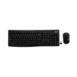 (2in1) WIRELESS LOGITECH (MK270R) Black คู่เมาส์และคีย์บอร์ดไร้สาย ประกัน 3Y