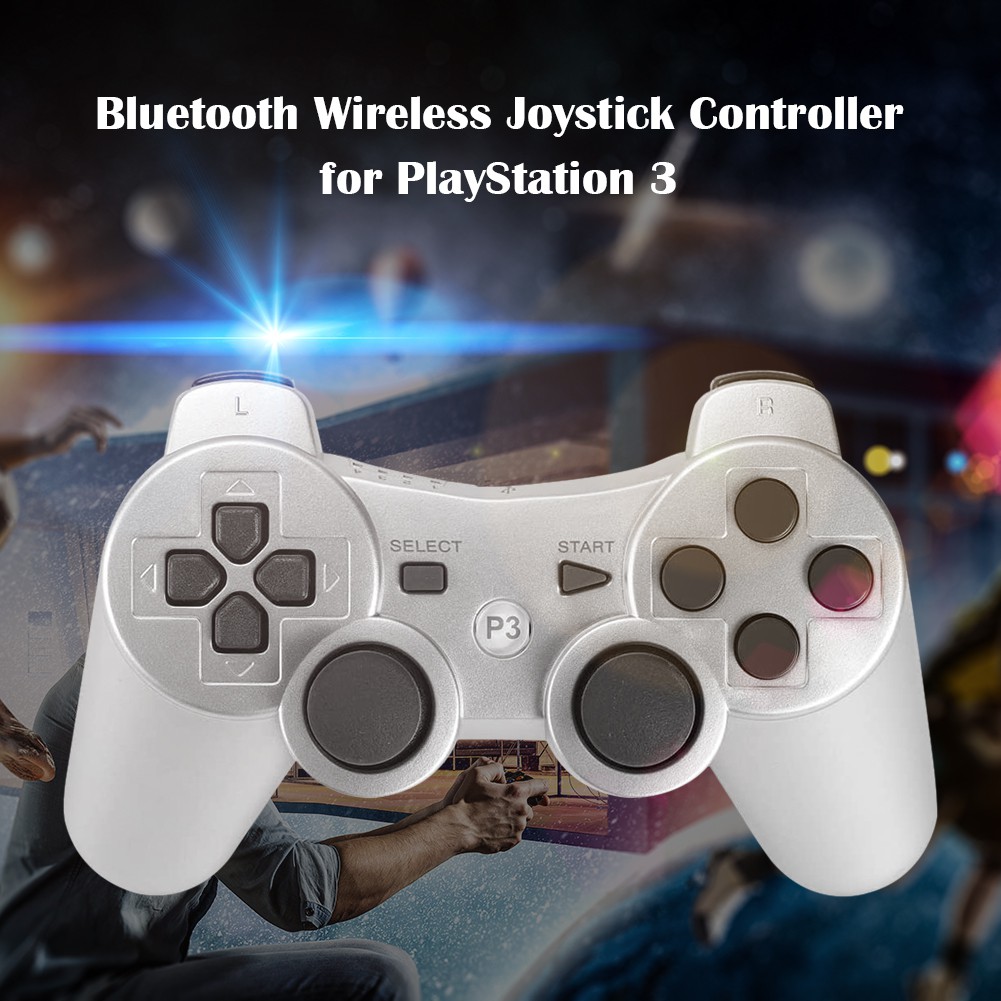 เกมแพด:For layStation 3 Bluetooth gamead dual vibration wireless game ...