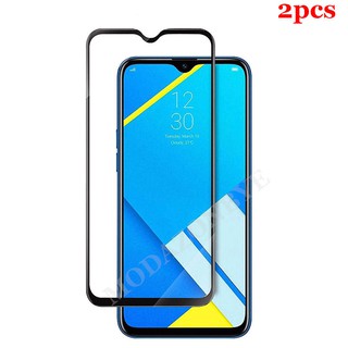 2 PCS ฟิล์มกระจกนิรภัย เต็มจอ Realme C2 อุปกรณ์กันรอยหน้าจอ OPPO Realme C2 C 2 RealmeC2 กระจก กระจกนิรภัย