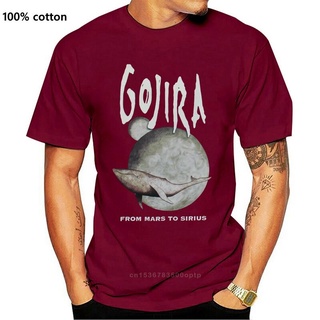 เสื้อยืดผ้าฝ้าย เสื้อยืดลําลอง ผ้าฝ้าย แขนสั้น คอกลม พิมพ์ลาย Gojira สีดํา สุดเท่ เหมาะกับทุกเพศ ทุกวัย