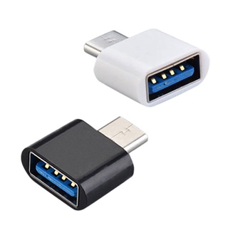 Nex อะแดปเตอร์แปลงสายหูฟัง USB ตัวเมีย เป็น Type-C ตัวผู้ ขนาดเล็ก OTG 2 ชิ้น