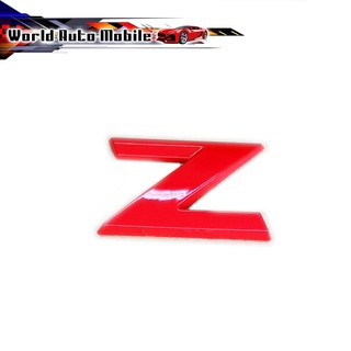 โลโก้ Z แดง LOGO Z ติดท้ายรถกระบะ ISUZU D-MAX แดง 1ชิ้น 2-4ประตู มีบริการเก็บเงินปลายทาง