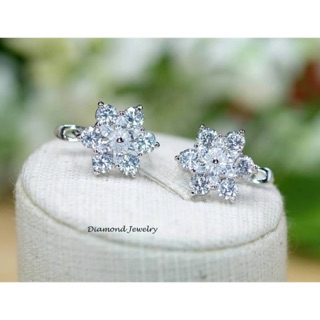 ต่างหูเพชร cz แท้งาน Hiend jewelry