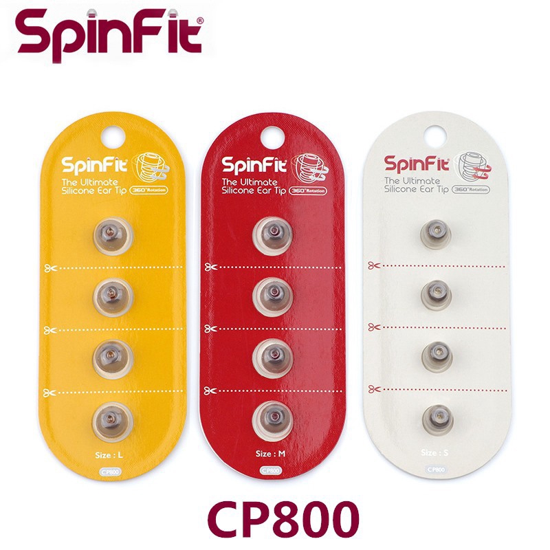 Spinfit CP800 ปลายนิ ้ วซิลิโคนเทคโนโลยีนวัตกรรม Eartips