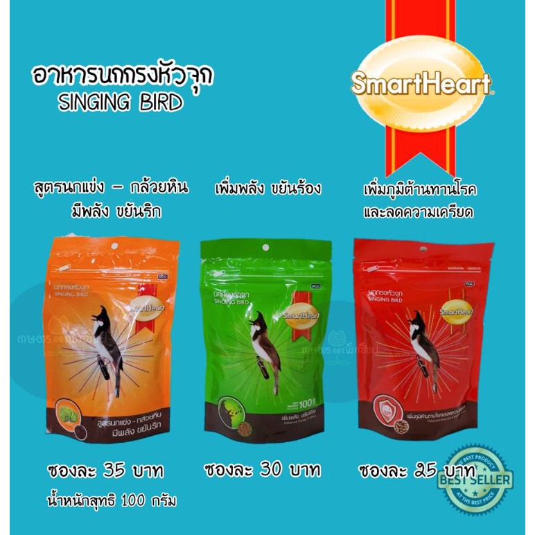อาหารนกหัวจุก SmartHeat PCG