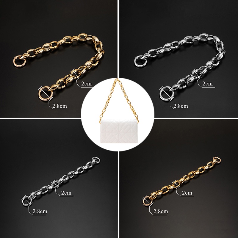 Bibitop สายคล้องกระเป๋า อะคริลิค ทรงโท้ท แบบสั้น ถอดออกได้ แบบเปลี่ยน ขนาด 20 40 60 ซม.