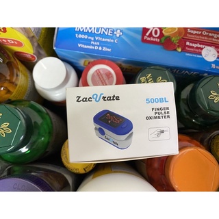 เครื่องวัดออกซิเจนปลายนิ้ว Zacurate Finger Pulse Oximeter 500BL พร้อมส่ง