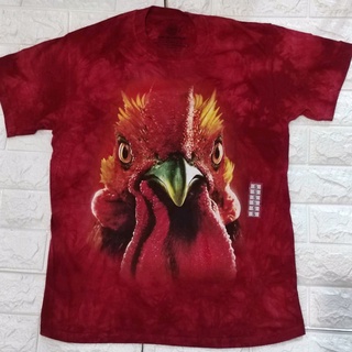 เสื้อยืดมัดย้อม The mountain ไก่หน้าใหญ่ ลิขสิทธิ์แท้