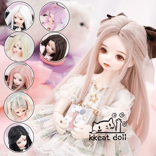 Bjd Sd วิกผมตรงไฟเบอร์ทนอุณหภูมิสูง 1/3 1/4 1/6