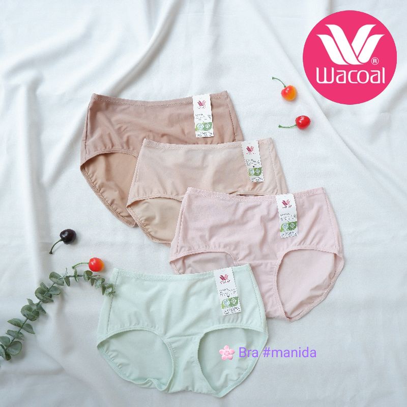 🍊WACOAL  PANTY  V- CUT 🍊รูปแบบ Boy leg  ด้านหลัง V- CUT สำหรับใส่กับกางเกงเอวต่ำ ผ้าหนากระชับ