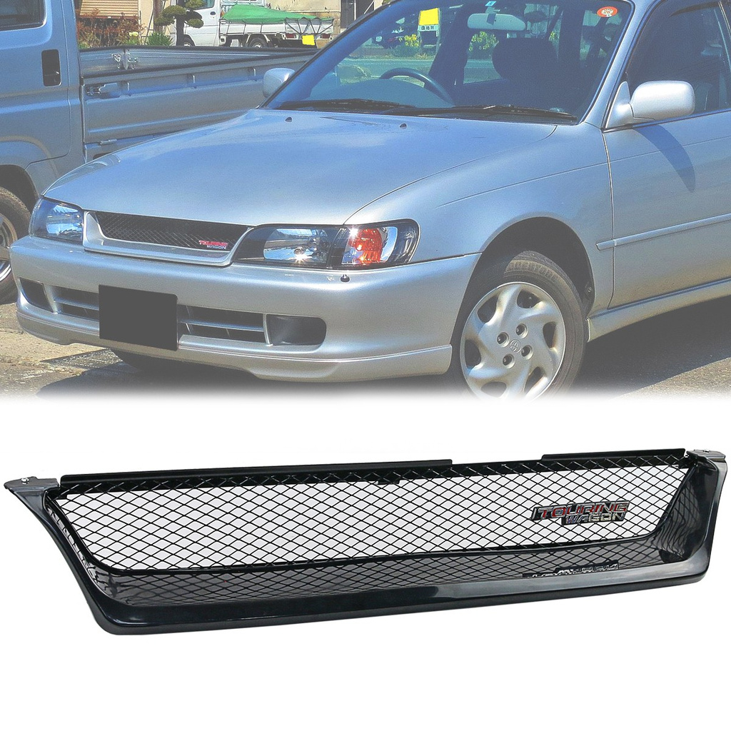 Fit สําหรับ TOYOTA COROLLA SEG EE100 AE100 AE101 WAGON TOURING GRILL Grille Sarung หน้ากาก Depan ด้านหน้า