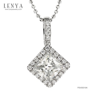 Lenya จี้เพชร DiamondLike คลาสสิคด้วยเพชรทรงสี่เหลี่ยมสุดหรู