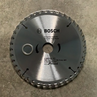 BOSCH ใบเลื่อยวงเดือน ใบเลื่อยตัดไม้ 7 นิ้ว 40 ฟัน คุณภาพดี