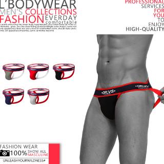 ORLVS Popular Quick Dry Milk Fiber Mens Underwear And G-strings Cotton Breathable 2020 New Gay Thongs OR137