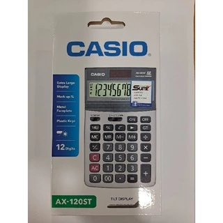 AX-120ST เครื่องคิดเลข Casio 12 หลัก ของแท้ ของใหม่ ประกันศูนย์