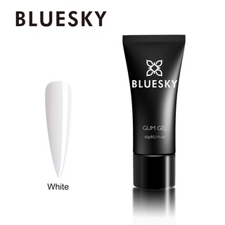 โพลีเจล เจลต่อเล็บ Poly gel กัมเจล เจลต่อเล็บ Bluesky gel polish gum gel White สีขาว