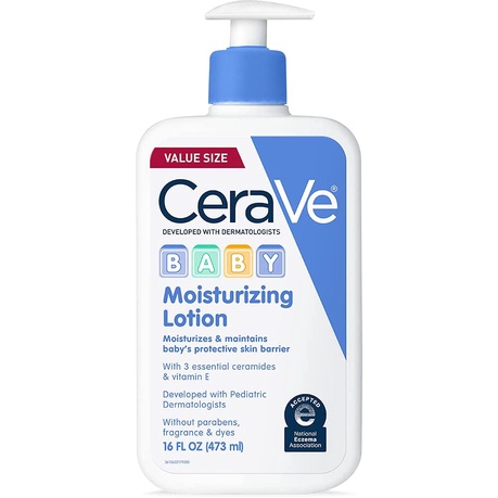 [ของแท้ จากเมกา] BABY MOSITURIZING LOTION WITH 3 ESSENTIAL CERAMIDES 16 oz. (473 ml)