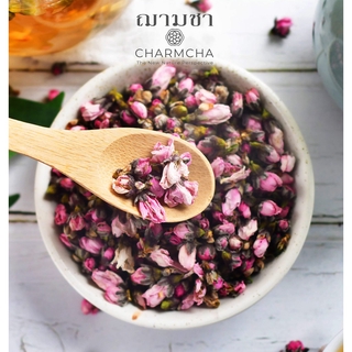 ชาดอกพีช (Peach Blossom Tea) ช่วยบำรุงผิว ลดริ้วรอยก่อนวัย  ช่วยทำให้ผิวดูอ่อนกว่าวัย ชาดอกไม้ Charmcha ฌามชา