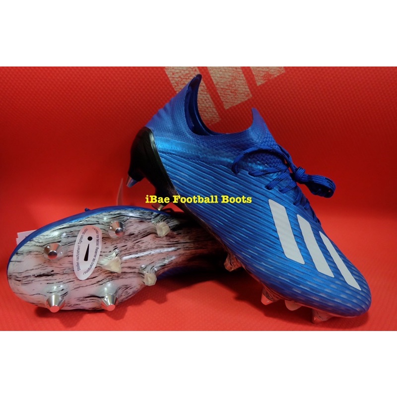 รองเท้าฟุตบอล Adidas X 19.1 SG มือ 1 ตัวท็อป ของแท้ : 6.5us 6uk 39.3eu 245jp