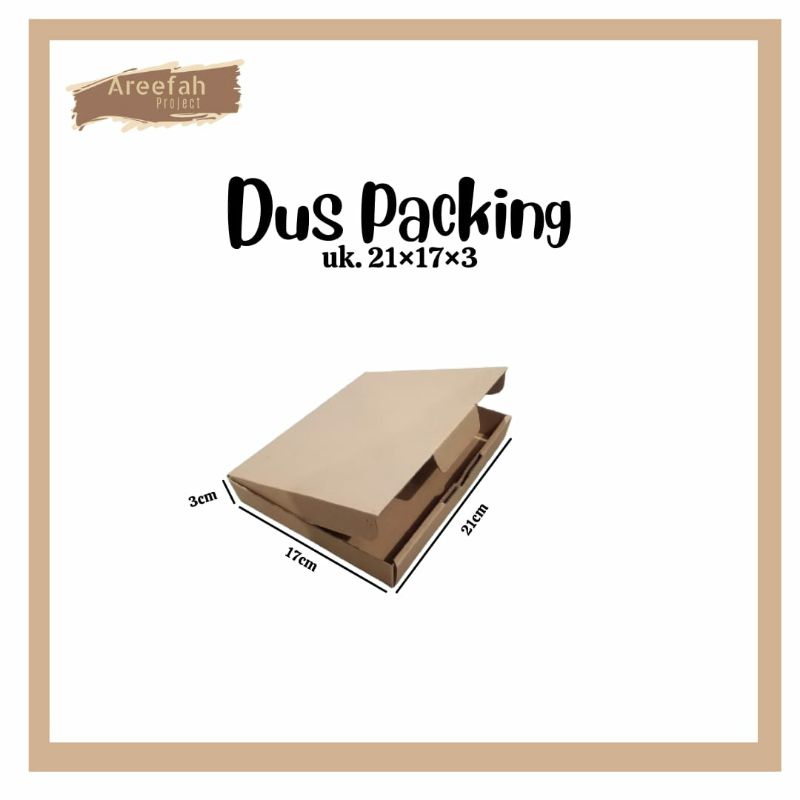 CARDBOARD / CARDBOARD BOX / DI CUT PACKING CARDBOARD ขนาด 21x17x3 ซม