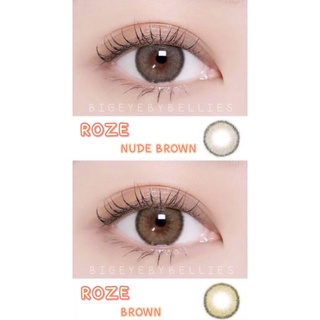 🔥คอนแทคเลนส์✨ขนาดมินิ✨ Roze ✨Brown / Nude✨Sweety Soft / Gaezz Secret โรงงาน O-lens