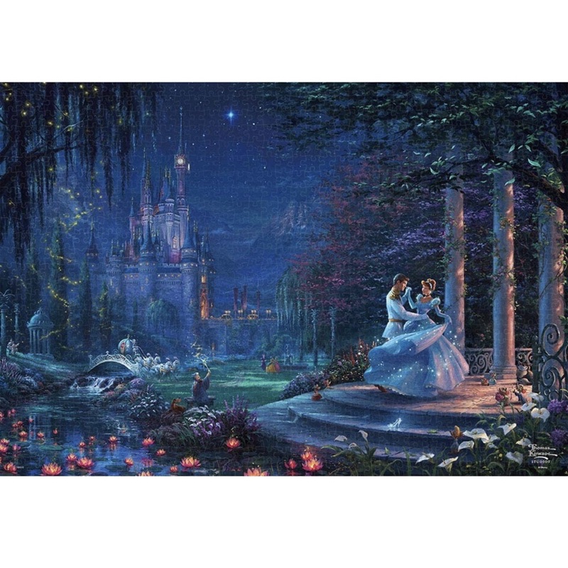 พรีออเดอร์-จิ๊กซอว์ Cinderella Disney Princess👸🏻 แบรนด์ Tenyo jigsaw puzzle 1000 ชิ้น
