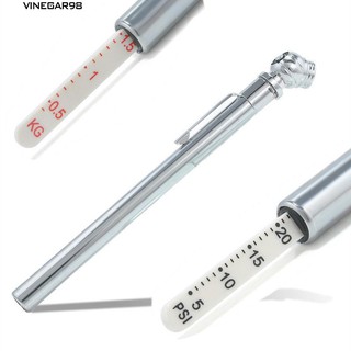 Vine Auto Vehicle ยางรถยนต์ยางรถยนต์ความดันอากาศ 5-50PSI Mini Test Meter Gauge Pen