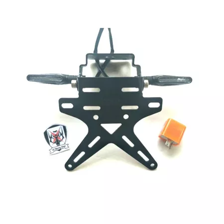 ท้ายสั้นพับได้พร้อมไฟเลี้ยวและรีเลย์ปรับระดับ Mslaz/R15/MSX/Cbr150 และรุ่นอื่นๆ