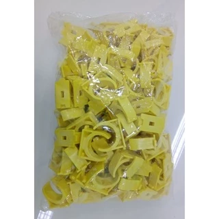 คลิปก้ามปู(50,100ชิ้น)ขนาด 3/8"(3หุน), 1/2”(4หุน), 3/4"(6หุน), 1" คลิปจับท่อ คลิปก้ามปู คลิปจับท่อPVC ที่ยึดท่อPVC