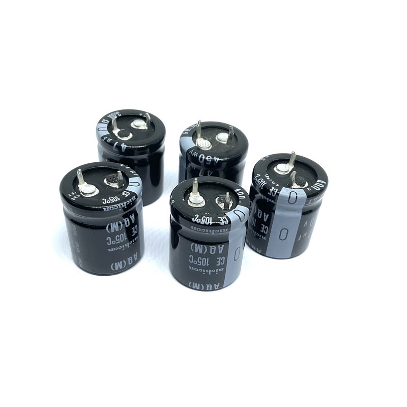 C ขาเขี้ยว 47uF 400V ยาว25 กว้าง20 สินค้าพร้อมส่ง ออกบิลได้